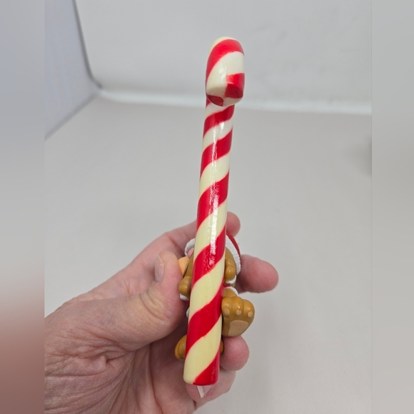 Hallmark Tree Trimmers Collection "A Christmas Treat" Bear Oversize Candy Cane - Picture 4 of 10